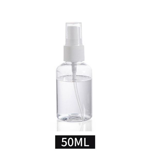 

1pcs transparent plastic mini empty spray refillable bottles super convenient travel 30ml 50ml 100ml empty cosmetic containers bbyrxr