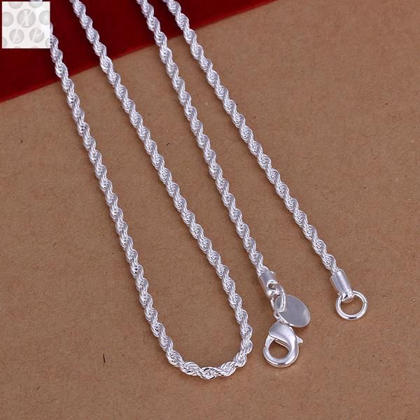 

n226-24 brand new fashion popular chain necklace jewelry, Silver