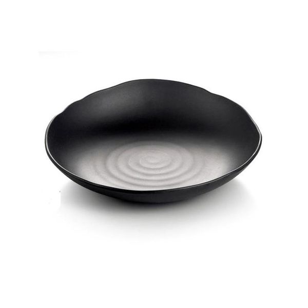 

black frost bowl melamine dinnerware big round bowl chain restaurant a5 melamine bowls melamine tableware noodle jlljpl bdebag