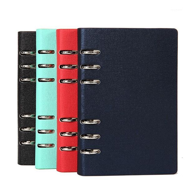 

notepads kawaii a6-a7-a5-b5-a4 agenda 2021 planner binder notebook cover back to schook office supplies stationery diary notes gift1, Purple;pink