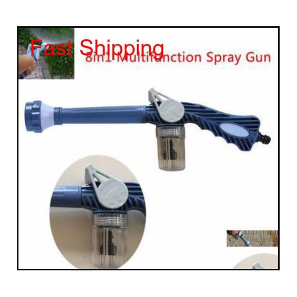 

multi-function 8 in 1 spray water gun dispenser garden sprayer plastic hose pipe conector ez jet water cannon spr qylvma garden2010