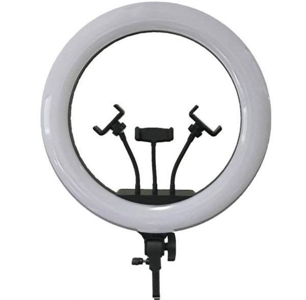 

4fds2awmobile cell phone holder pgraphy led selfie ring light with tripod stand for live stream makeup youtube video