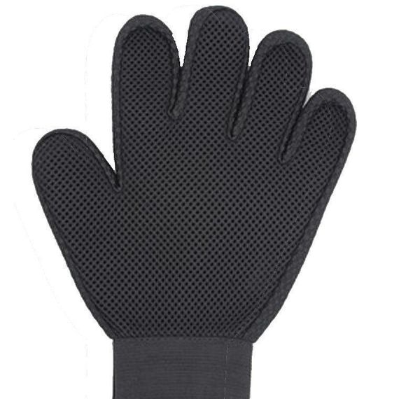 

pet grooming glove brush dog cat magic touch fur hair removal mitt massage deshedding comb five fing bbypwi lg2010