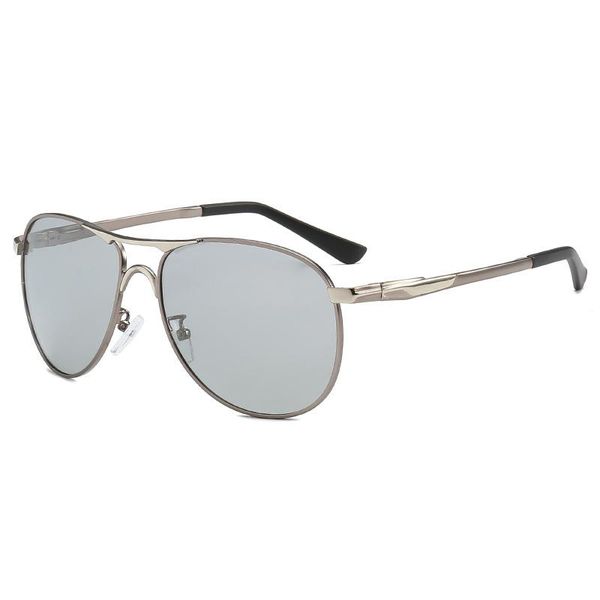 

sunglasses large frame oval men polarized color changing sun glasses for man fashion toad mirror driving uv400 oculos 2021, White;black