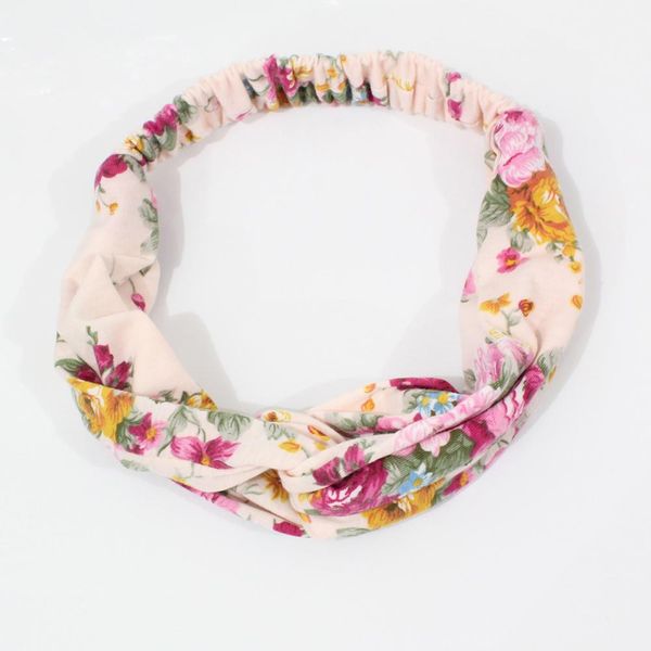 

vintage floral printed stretch hair band women cross knotted wide headband sport yoga hairband multicolor hair accessories gifts q sqcwlg