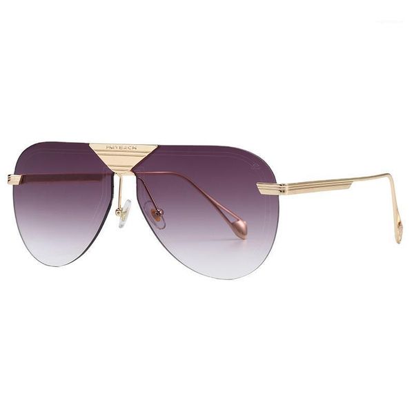 

new classic punk metal sunglasses women 2020 gothic steampunk rimless sun glasses men oculos feminino lentes gafas de sol uv4001, White;black