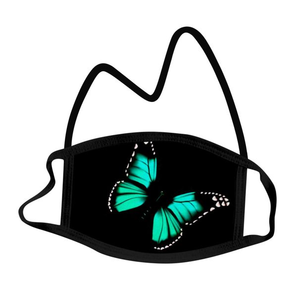 

mouth caps washable butterfly printed colorful fabric silk face masks stylish reusable dustproof mask protective masque 2 bbyuou