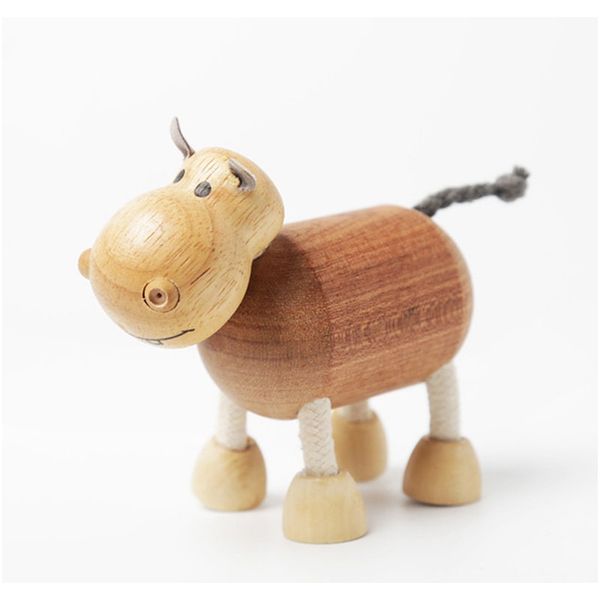 

1pcs solid wood animal doll elephant crocodile giraffe crocodile animal figure toys quality wooden toy animal model figure toys f wmtpmj