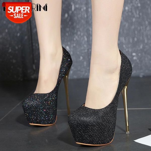 

ribetrini brand new ladies fashion thin high heels shallow shoes woman nightclub high platform pumps women party ol pumps #zy1f
