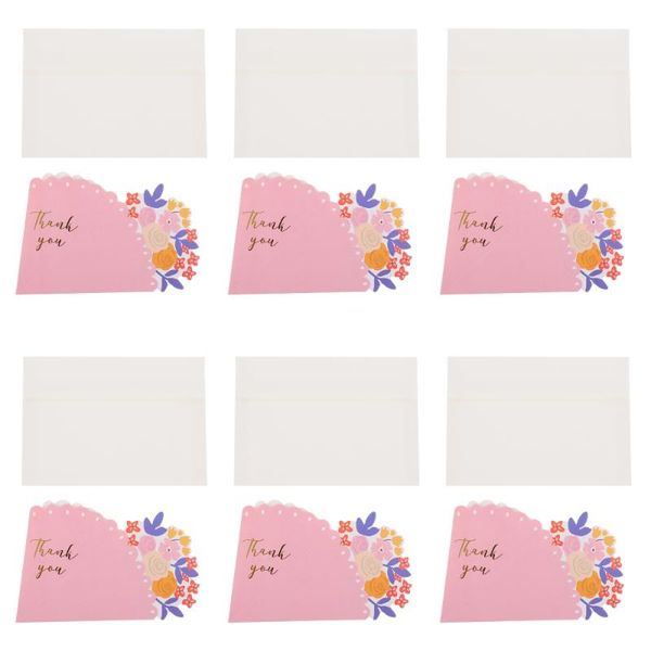 

greeting cards 10 pcs valentine's day bouquet thanks message )