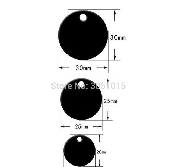 

tags wholesale 100pcs circle dog pet tags custom name address phone no. for dog id tag round person jllbev dh_niceshop