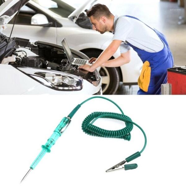 

olomm new auto car light circuit tester lamp voltage dc 6v 12v 24v copper test pen detector probe light system test probe lamp1