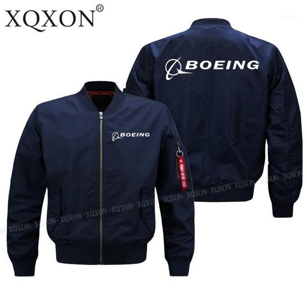 

men pilot jacket spring fall winter clothes boeing aeroplane logo man coats jackets (customizable) j641, Black;brown