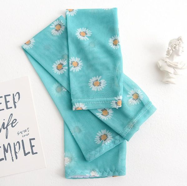 

2020 летняя новая корееская ромашка защита от солнца ледяной рукава мужчин и женщин элегантная сетка вождения солнцезащитная защита от солнц, Blue;gray