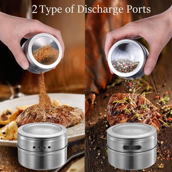 

magnetic pot with wall-mounted shelf, stainless steel pot, container with spice