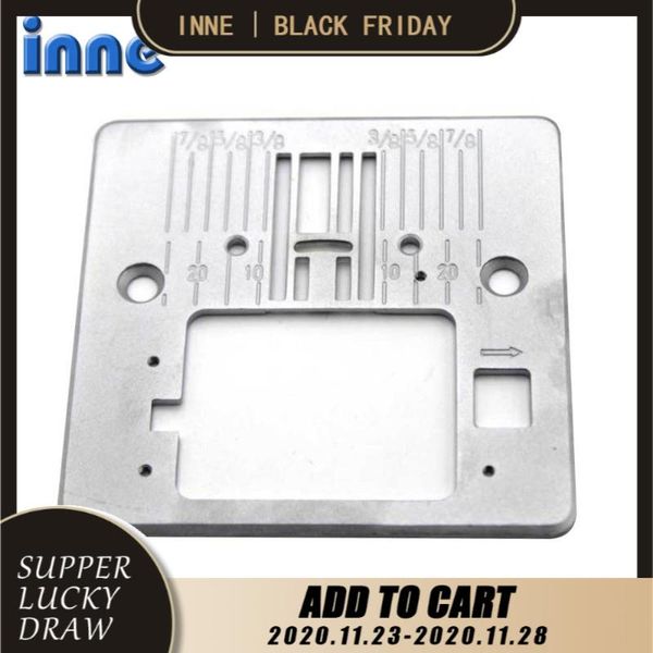 

sewing notions & tools inne accessories needle plate suitable household multifunctional easy install steel durable silver lightweight portab, Black