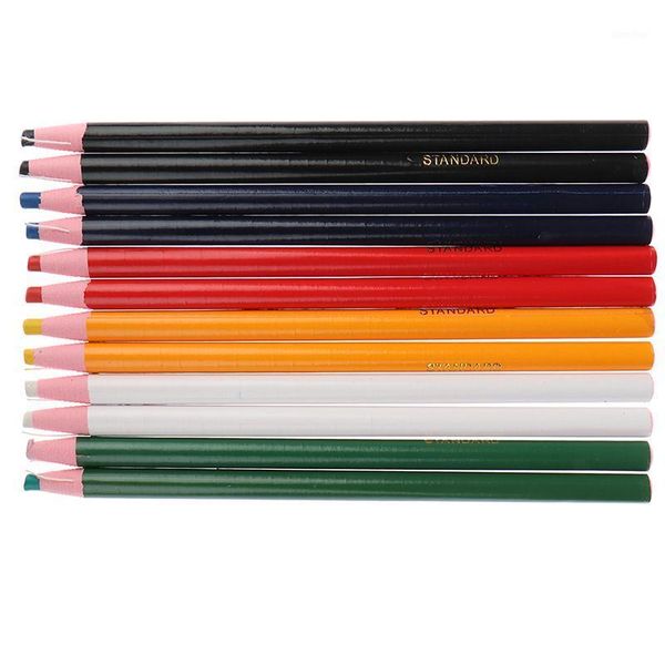 

2pcs fabric sewing pencils 6 colors patchwork dressmaking craft tools accessories for professional tailor home tailoring1, Black