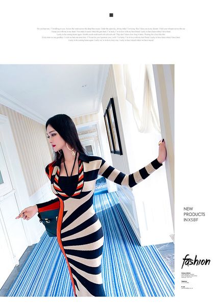 

women slim dress temperament ladies stitching style, Black;gray