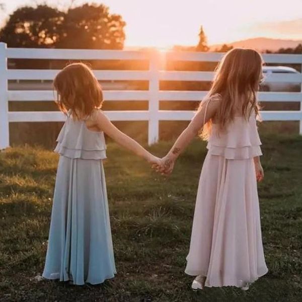 

2021 newvintage flower girls dresses for wedding white with half short sleeves lace tulle a line ruched kids little girls first communion dr, White;blue