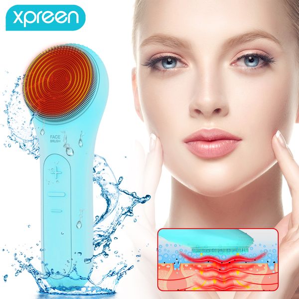 

cleaning tools & accessories selling heating facial cleansing brush, xpreen silicone brush handheld electric face massager scrubber sonic