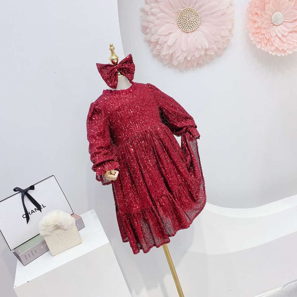 

new middle school girls' autumn 2020 winter children's drs, Red;yellow