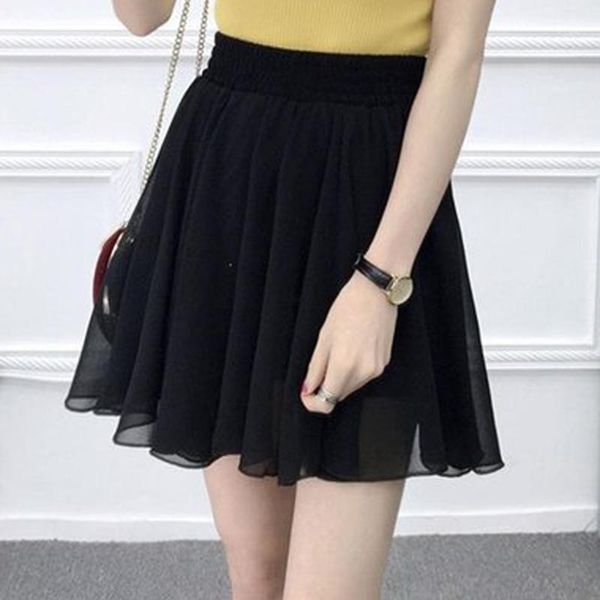 

fashion party cocktail summer women solid color skirt high waist skirt faldas mujer moda 2019 midi denim c306251, Black