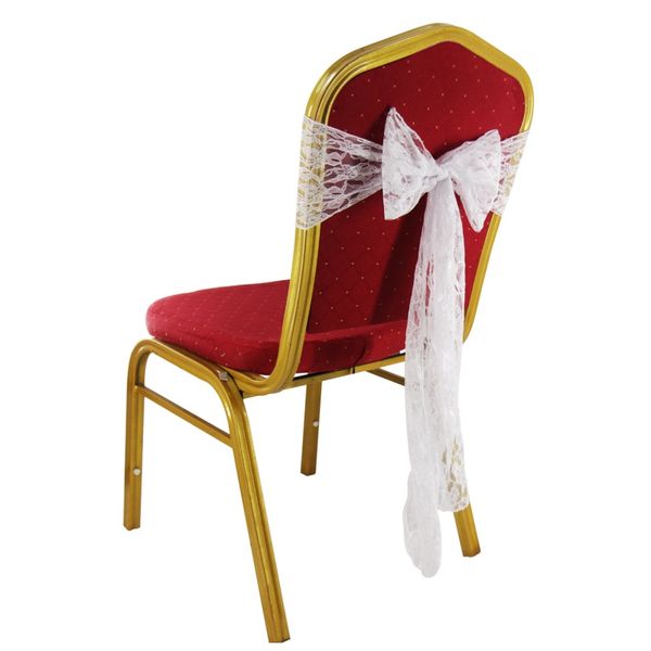 

1 шт. белый кружева стул стулья свадебные стул узел украшения стулья крышка бантинка полный ремень связей для свадьбы банкетные украшения f