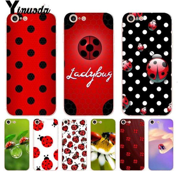 

yinuoda vip case with ladybug and seven star insect for vip 8 7 6 6s plus x xs xr xsmax4fre