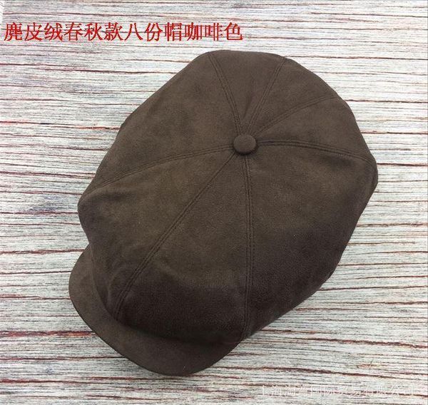 

male plus size ivy hat big head man spring summer and autumn newsboy cap linen beret caps winter wool flat ca sqclej whole2019, Blue;gray
