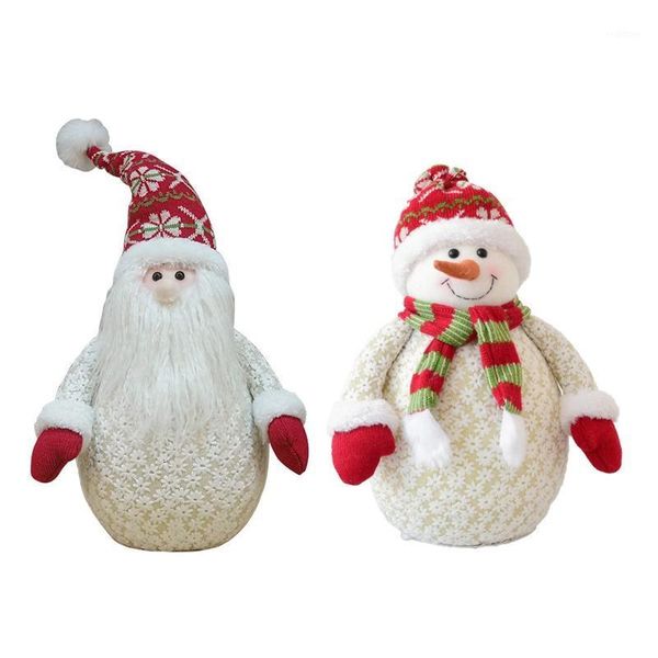 

christmas santa cloth doll toys birthday present ornament for home xmas party h u90a1