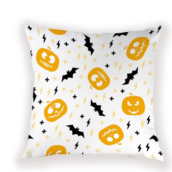 

хэллоуин трюк или лечение подушки подушки охватывают ужас череп призрак осень украшения наволочки на подушки тыква для домашней подушки поду