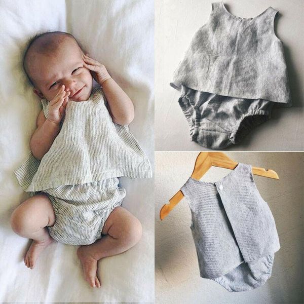 

2pcs baby kids girl party outfit t-shirt tank short pants clothes set, White