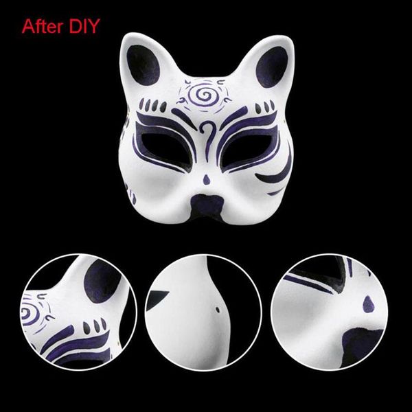 

paper masquerade halloween masks party cosplay diy cartoon maske carnival ball face women carnaval masque prop dhf