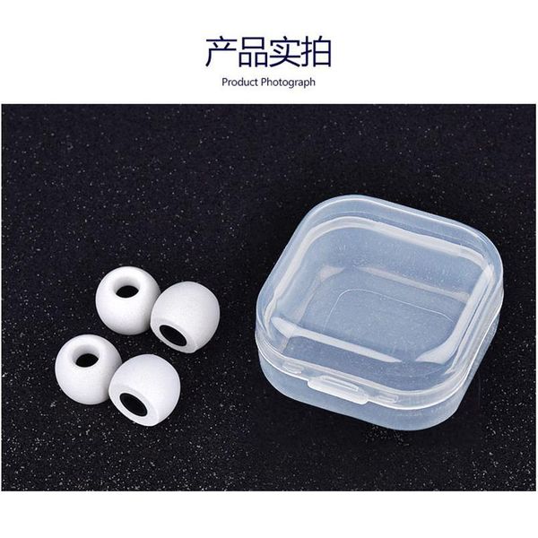 

4 pcs/2 pairs anjirui t400 m ts400 m 4.9mm caliber ear pads/cap memory foam eartips for in-ear earphone tips sponge ea jllifn