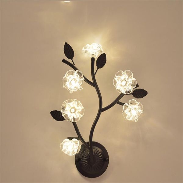 

wall lamp nordic retro led lron g4 iron tree branch corridor lights ving room lighting kitchen fixtures luminaire