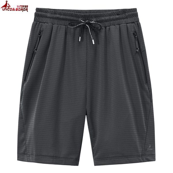 

big size ~8xl men`s summer running workout gym training shorts for lightweight breathable quick dry mesh beach board shorts men, White;black