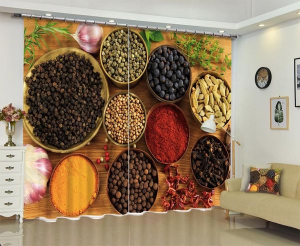 

country style grains p 3d curtains sunshade window curtains custom-made size