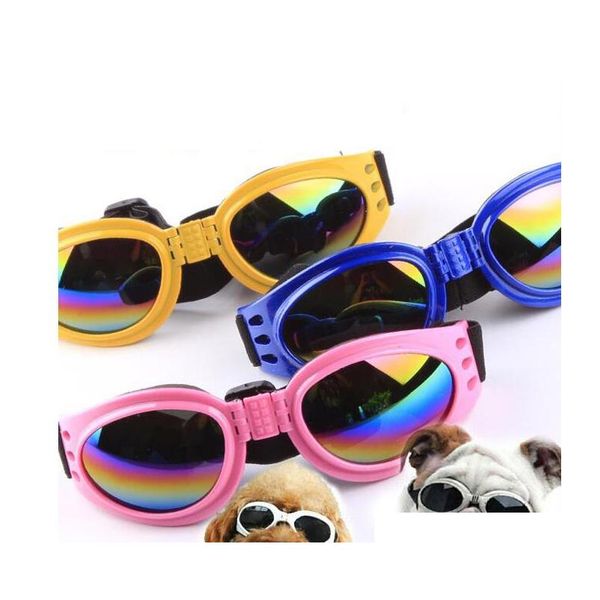 

new cool dog sunglasses windproof pet eye wear protection goggles sun-resistant dog glasses accessories 6 colors yv5p2