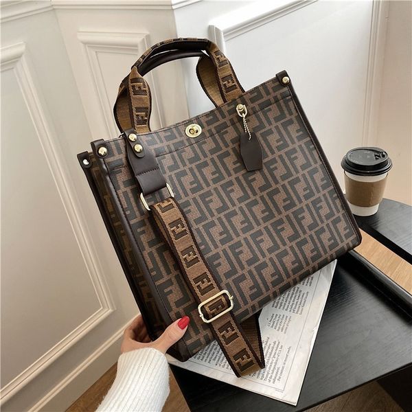 

net red new large capacity underarm fashion portable letter trend tote single shoulder slant span bag