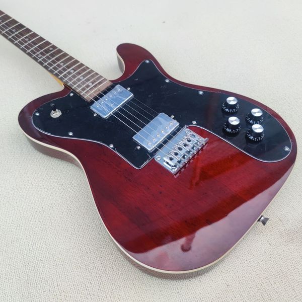 

factory direct delivery, professional performance tl wine red 6-string electric guitar, maple neck,