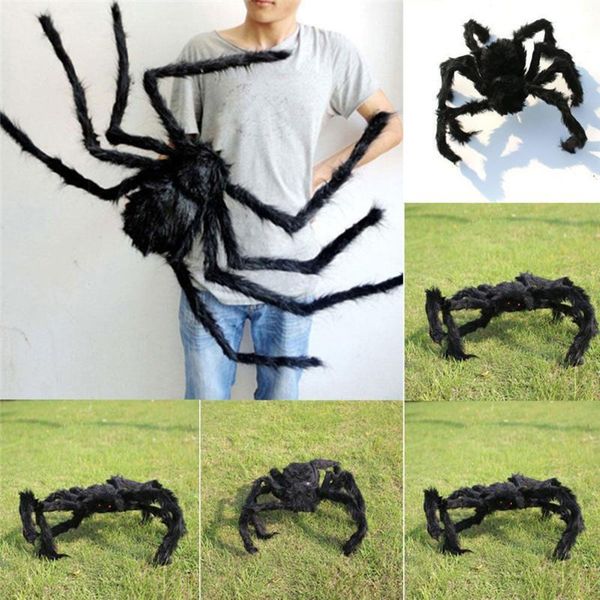 

2020 new stylish super big plush spider, used for party or halloween decoration 30 cm, 50 cm, 75 cm