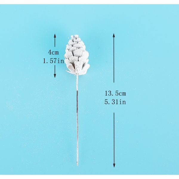 

6pcs mini pine nuts artificial pine cones lawn artificial flowers ornaments for christmas home wedding decoration fake flowers f wmtotb