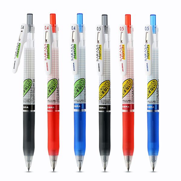 

zebra colored gel pen jjs77 0.4/0.5mm black blue red ink gel pen for writing office school supplies original japanese stationery