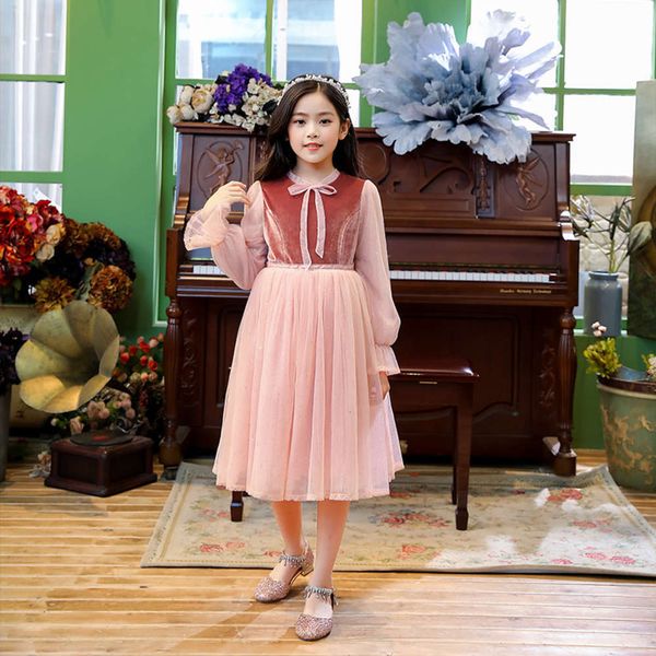

sle autumn korean 2020 new veet foreign sier flash mh girl's children's drs princs skirt 89mh, Red;yellow