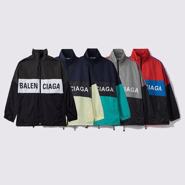 

15jacket windbreaker официальный новый стиль мужской дизайнерский бренд роскошный досуг и модные мужские куртки пальто мужские трексуи, Black;brown