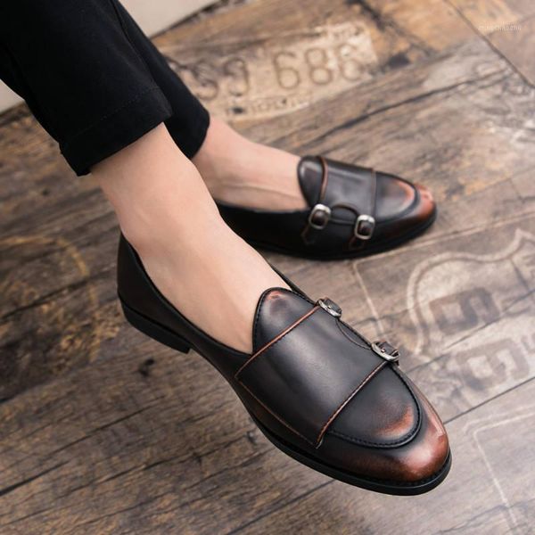 

dress shoes mens 2021 summer genuine leather fashion business wedding men male loafers formal zapatos de hombre1, Black