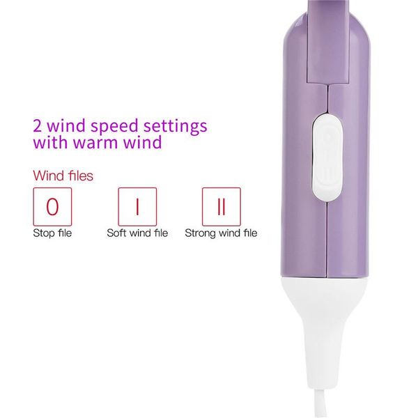 

mini portable foldable home travel hair dryer 220v 450w low power dormitory blow dryer professinal quick styling appliance 47 h wmtmid