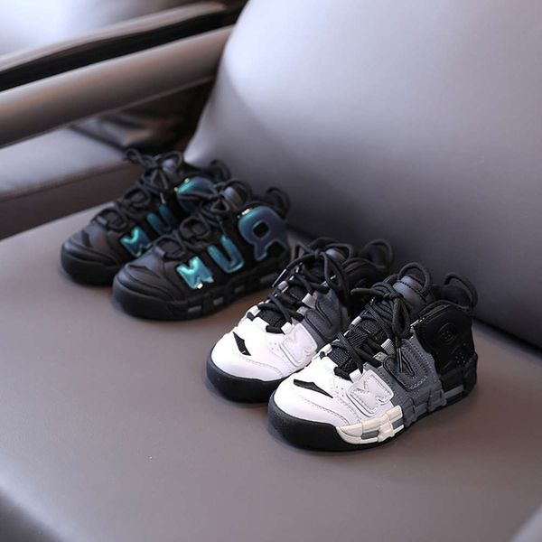 

korean autumn new winter men's 2020 and women's casual plush warm children's sports sho, Black