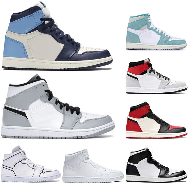 

high og men 1s 1 basketball shoes for women obsidian crimson tint chicago light smoke grey game royal mocha sports sneakers mens trainers