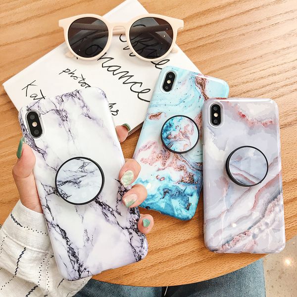 

marble line phone case with holder for iphone 12 mini 11 pro max xr x xs max 7 8 plus case full body soft phone cover